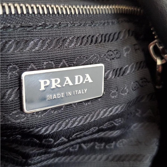 Authentic Prada Black Leather Hand Bag - Picture 7 of 12